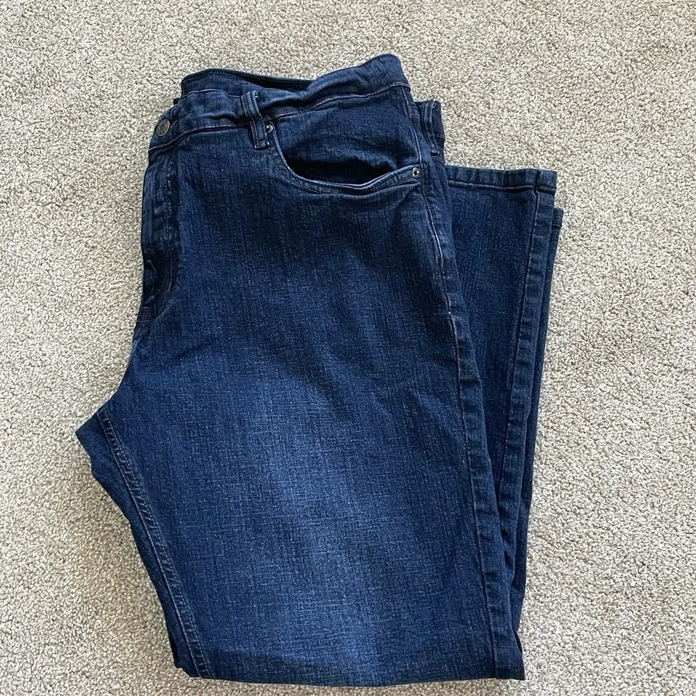 Urban Star Jeans Blue Mens 40x30 Straight Leg‎ Casual Denim Stretch Dark Rock